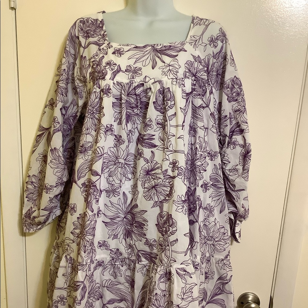 Happy X Nature Embroidered Dress